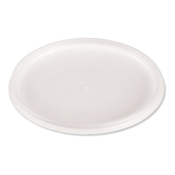 Dart® Plastic Lids For Foam Cups, Bowls And Containers, Flat, Vented, Fits 12-60 Oz, Translucent, 500-carton freeshipping - TVN Wholesale